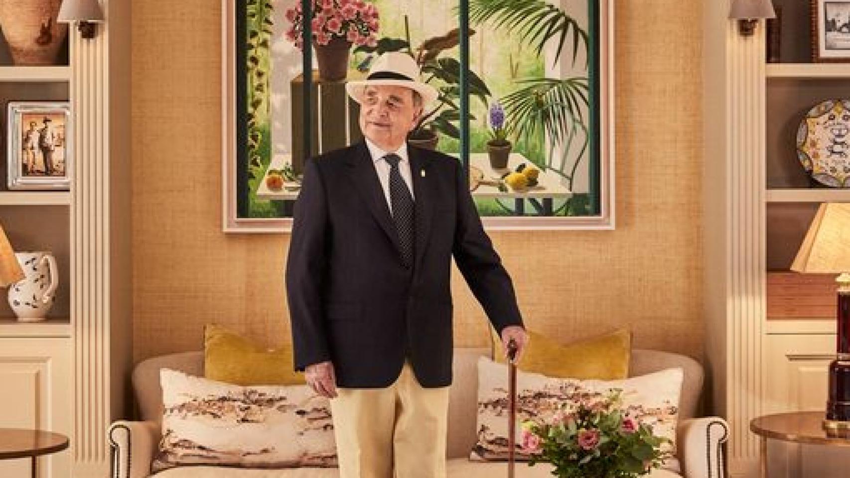 El conde Rudi, en la actualidad, a sus 91 años.