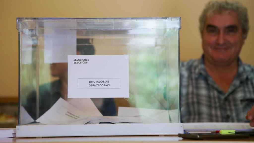 Una mesa electoral en los comicios del 23 de julio.