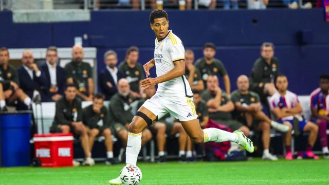 Bellingham, durante el partido frente al Barcelona