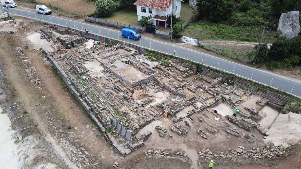 Panorámica del yacimiento Adro Vello.