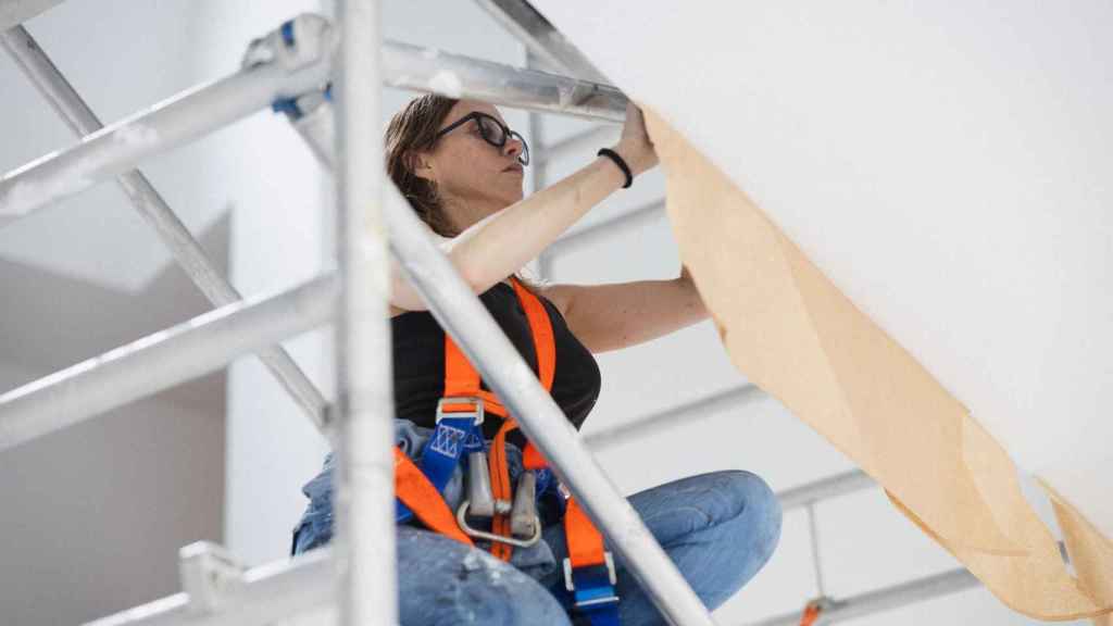 Almudena Fernández Fariña durante su intervención en el CGAC.