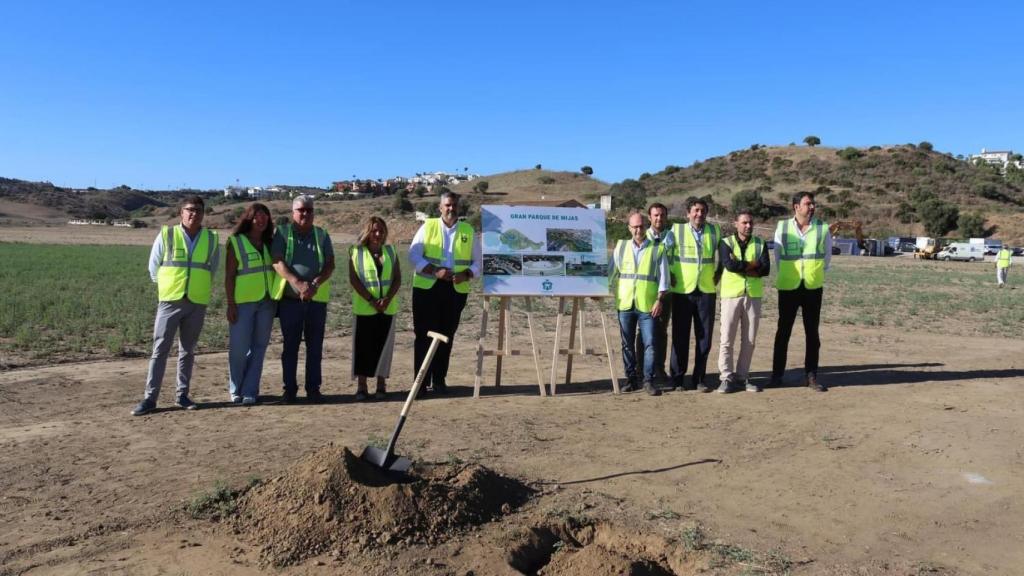 Inicio formal de las obras del Gran Parque de la Costa del Sol.