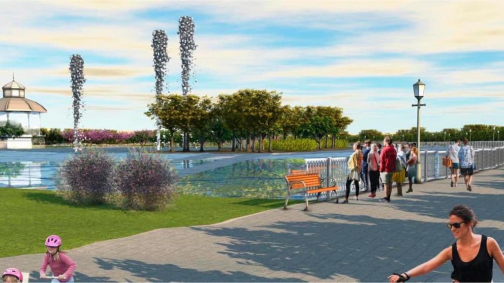 Uno de los espacios proyectados en el Gran Parque de la Costa del Sol.