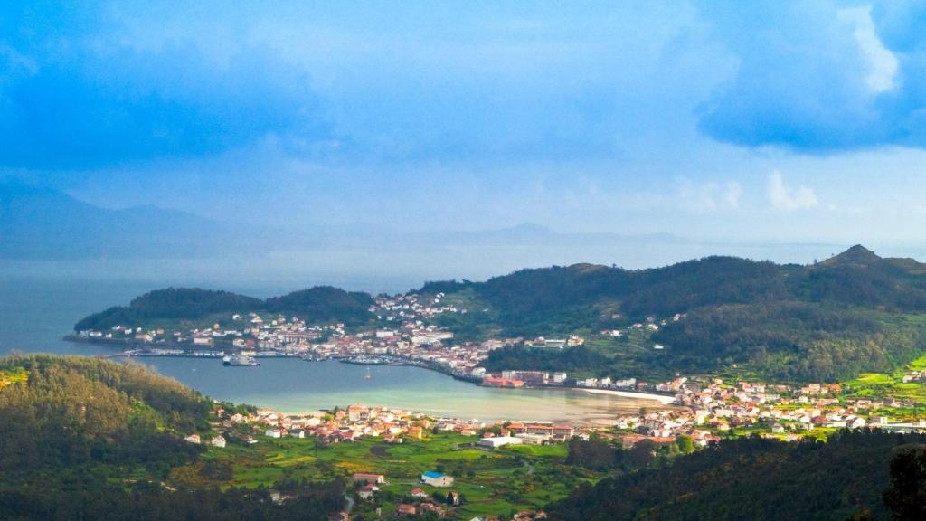 Panorámica de Muros, A Coruña.
