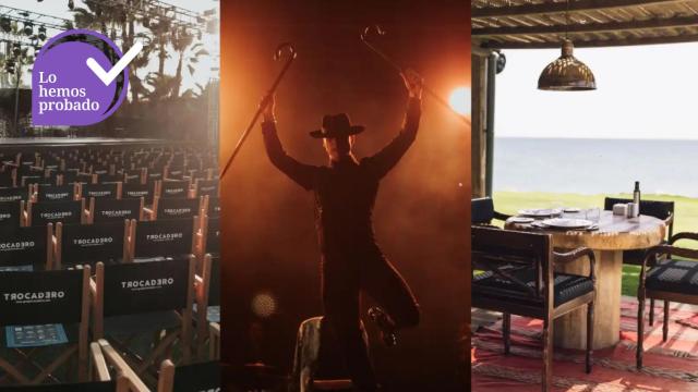 Recopilación de imágenes del restaurante Trocadero Sotogrande y la actuación de 'El Yiyo' en el festival.