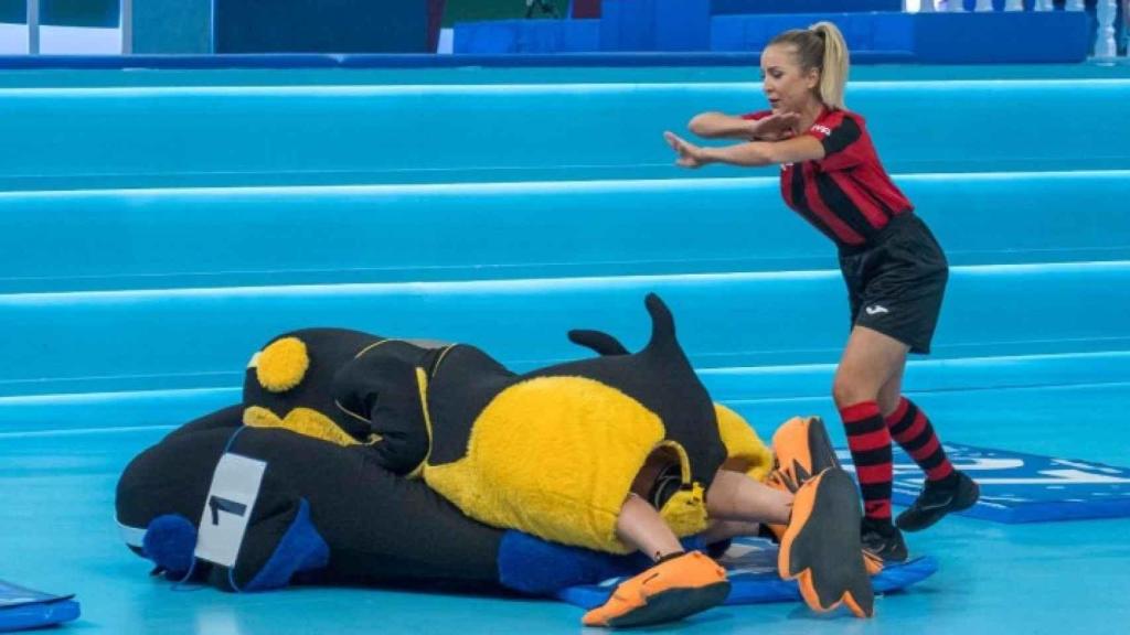 Asun Langa, árbitro del 'Grand Prix'.