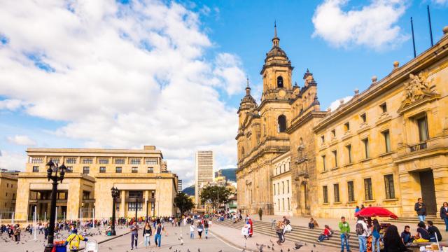 Imagen de archivo de la catedral de Bogotá.