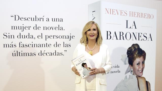 Nieves Herrero,  periodista y autora de 'La Baronesa'.