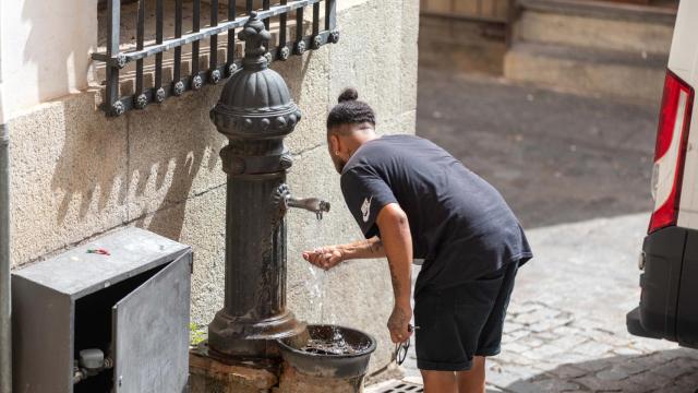 Imagen tomada durante una ola de calor en Toledo.