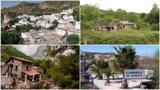 Pueblos en riesgo de despoblación en España.