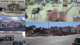 Montaje de los bazares chinos.