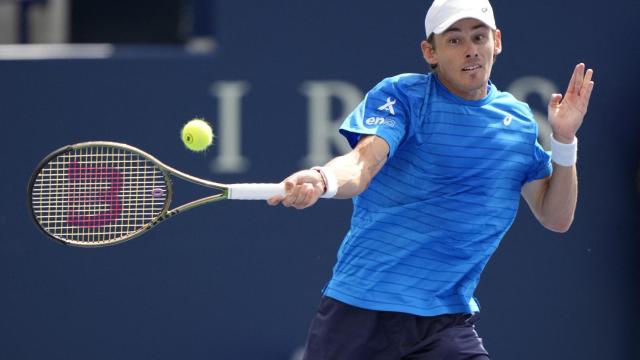 Alex de Miñaur, durante un encuentro