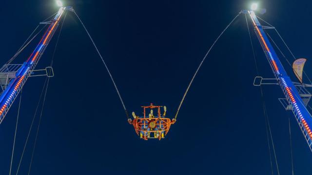 La Feria de Málaga también se vive en los 'cacharritos'