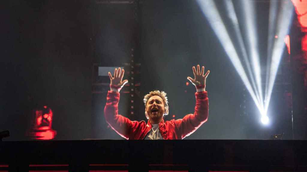 El DJ francés David Guetta durante una actuación.