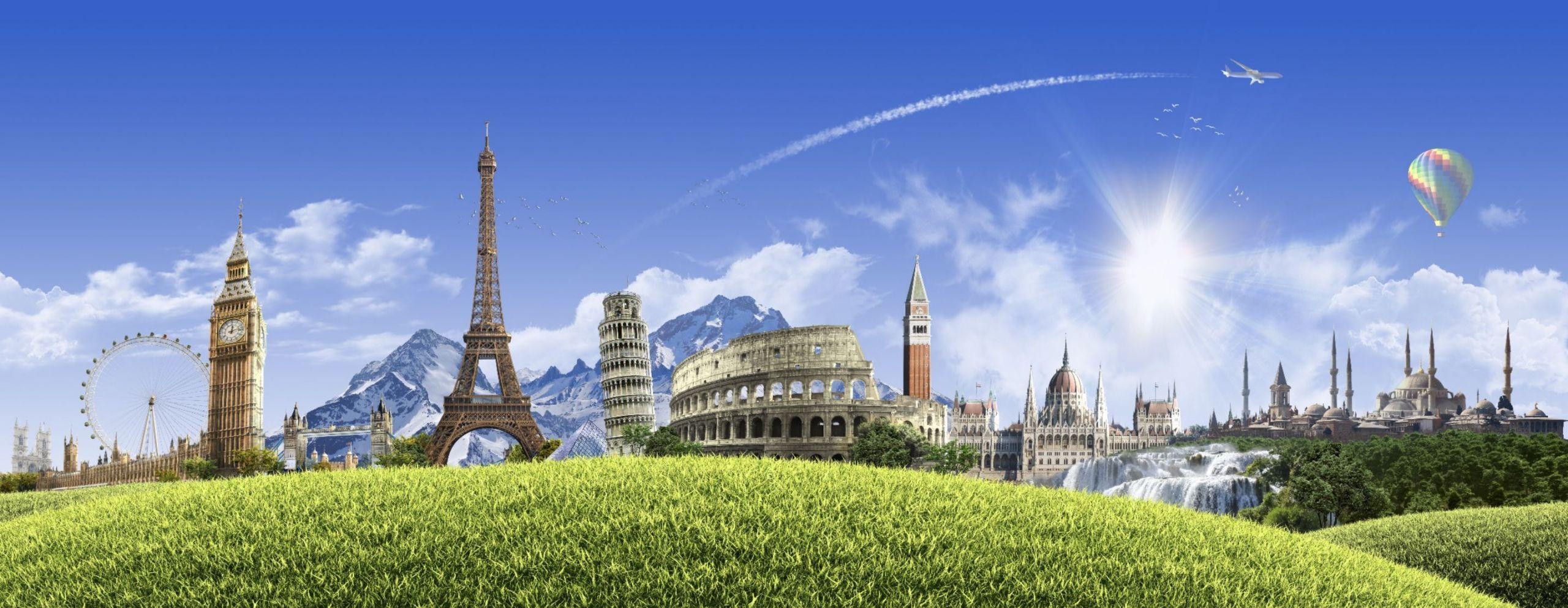 Algunos de los monumentos más representativos de distintas ciudades europeas.