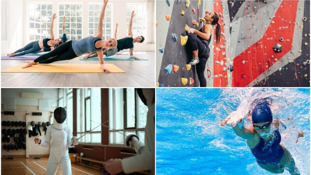 Pilates, escalada, esgrima y natación, algunas disciplinas que pueden practicarse en Galicia
