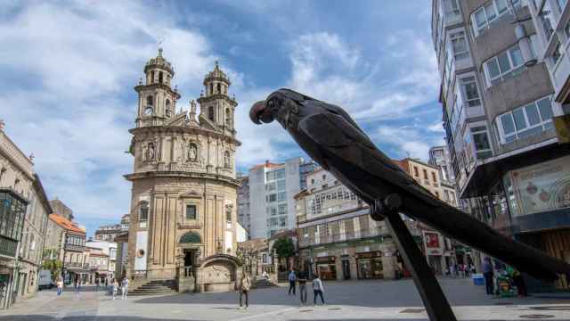La Iglesia de la Peregrina, en el centro de Pontevedra.