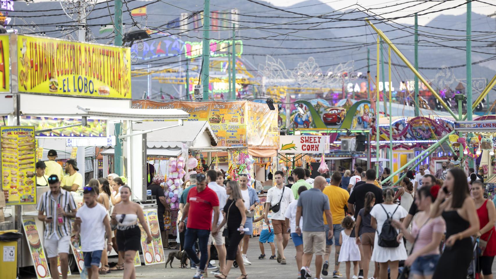 Imagen de archivo del Real de la Feria de Málaga.