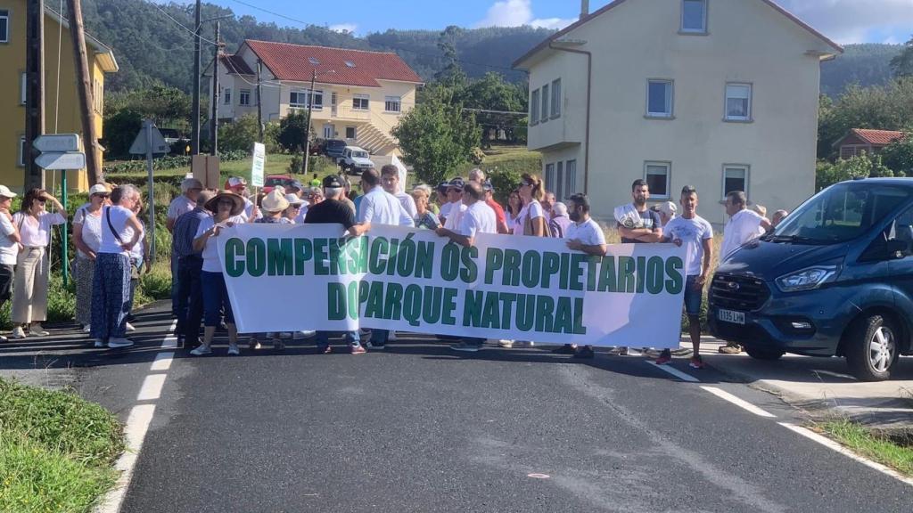 Movilización propietarios Fragas do Eume.