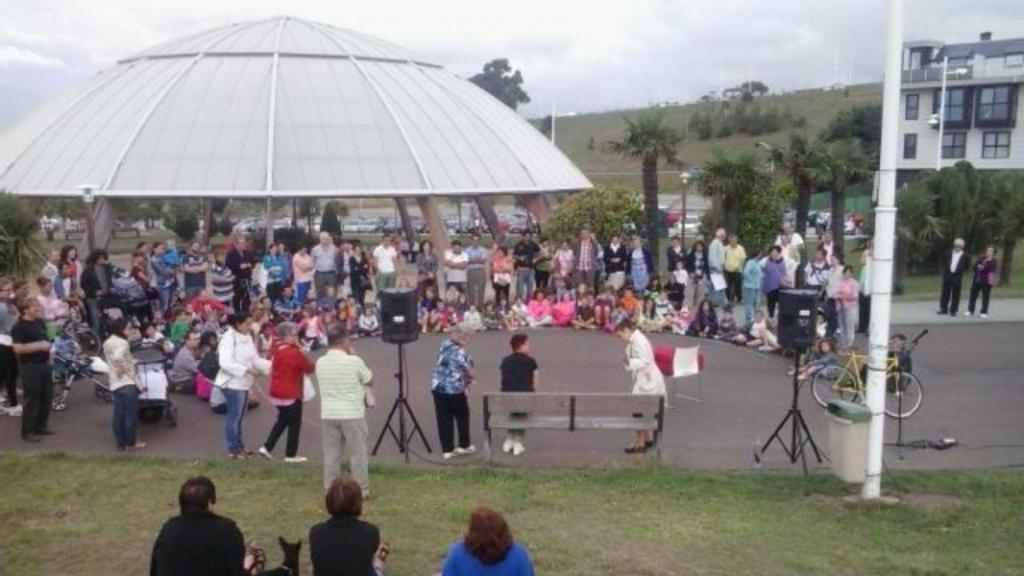 Imagen de archivo de una celebración en la cúpula del parque de Eirís