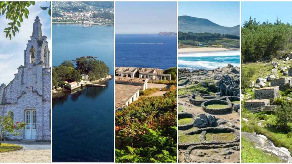 Localizaciones de Atlas Obscura en Galicia.