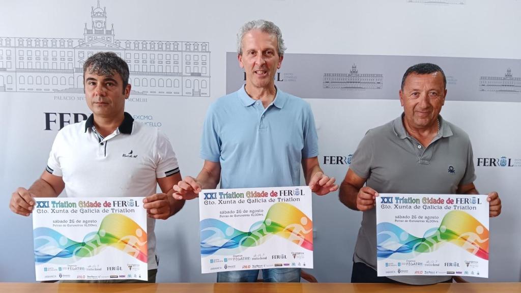 Presentación de la nueva edición del Campeonato de Triatlón Cidade de Ferrol