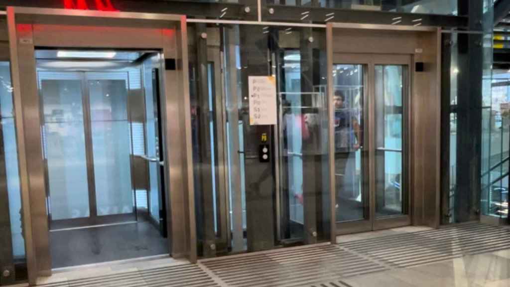 Ascensores de Vialia Vigo.