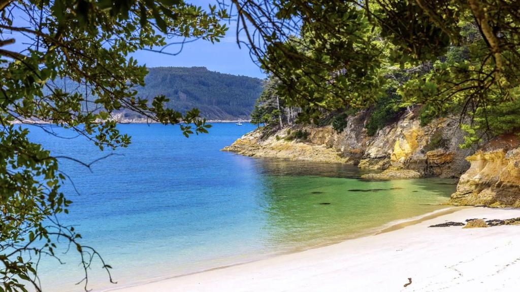 Playa de Caolín en O Vicedo (Lugo).