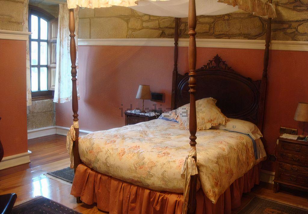 Una de las habitaciones del castillo (foto: idealista)