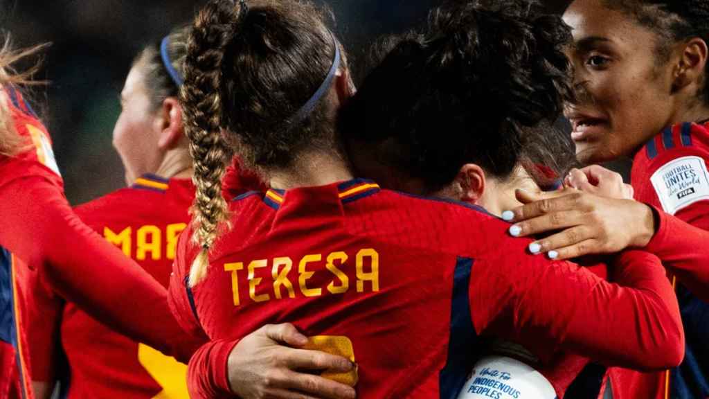 Tere Abelleira durante un partido con la selección el pasado mes de julio.