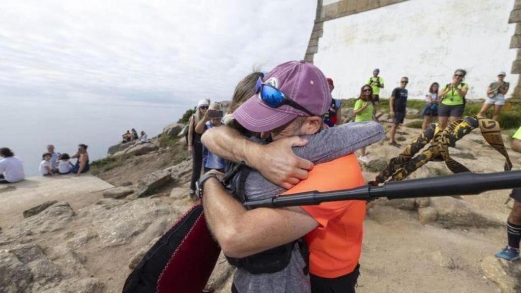 Maite Rojo en Fisterra