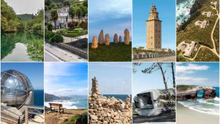 Localizaciones de Atlas Obscura en las Rías Altas.