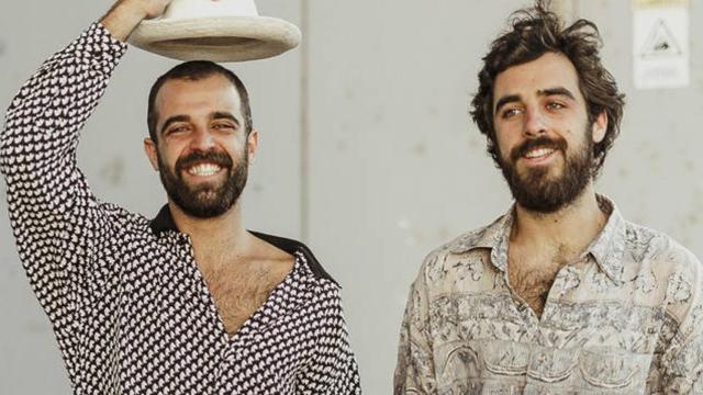 Marcos y Jaime, hijos de José Manuel Soto.