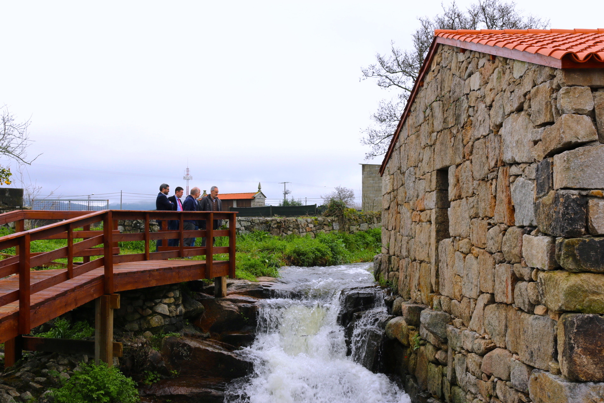 Muíños de Currás en Vilanova de Arousa. Foto: Xunta de Galicia