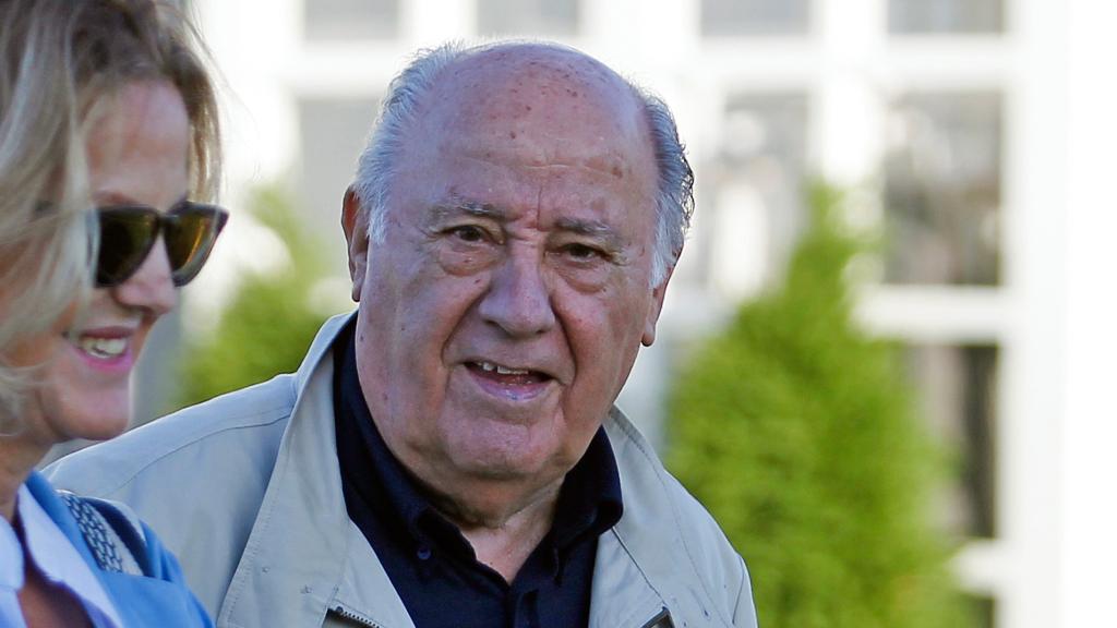 Amancio Ortega y Flora Pérez, en una imagen captada en 2018.