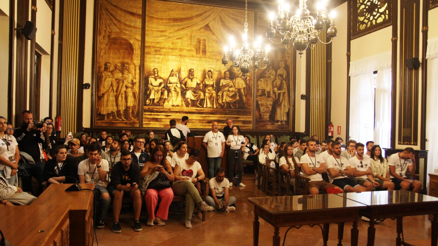 Recepción participantes Festival de Folclore de Zamora