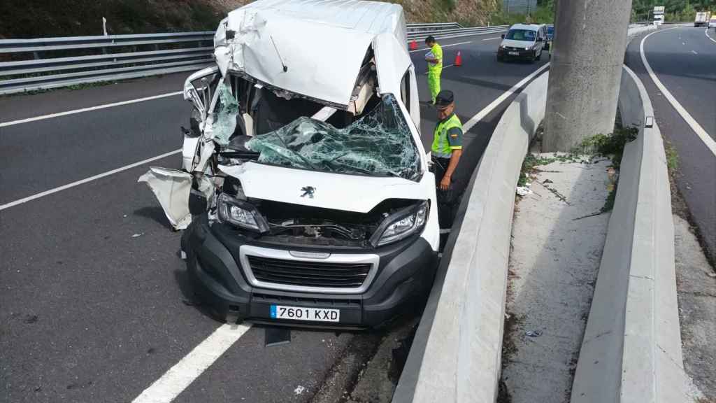 Accidente en la AG-53 en Dozón (Ourense).