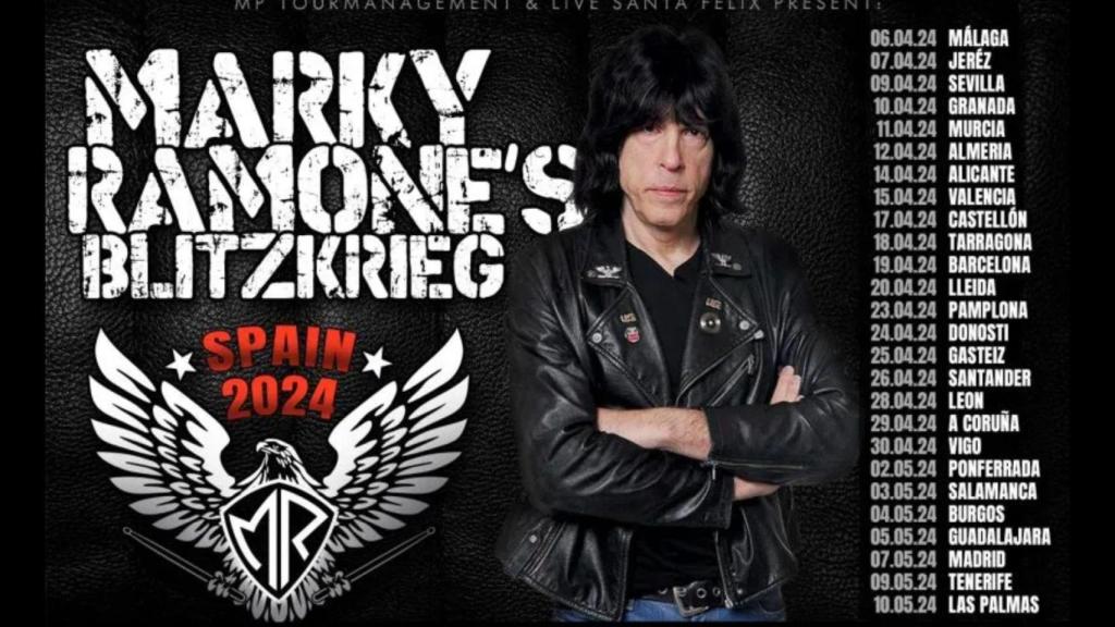 El legendario Marky Ramone actuará en el Playa Club de A Coruña