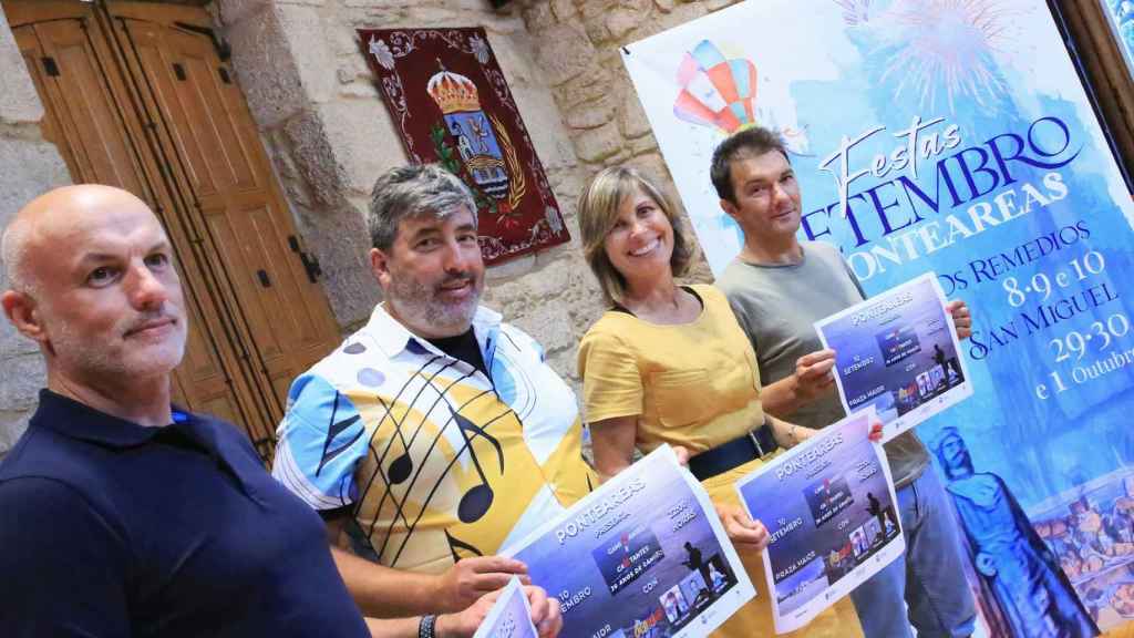 Presentación de las Festas de Setembro de Ponteareas (Pontevedra).