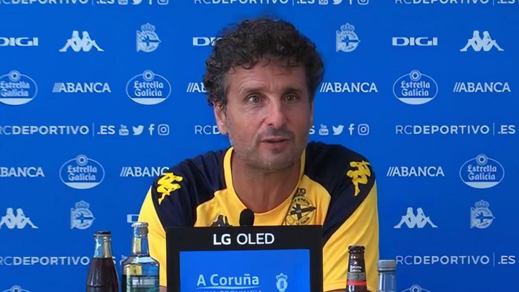 Imanol Idiakez en rueda de prensa.