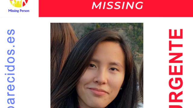 El cartel de SOS Desaparecidos sobre Anna, una joven de 21 años de Elche.
