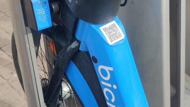 Una de las bicicletas con QR que lleva a una estafa.