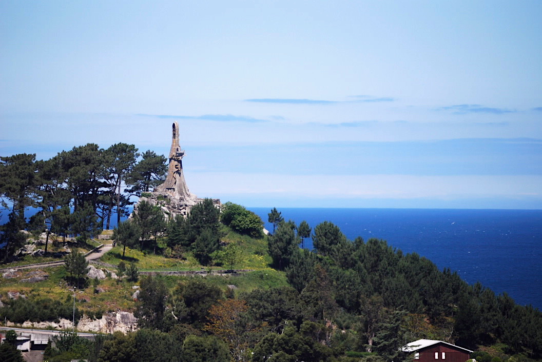 Panorámica de la Virxe da Rocha en Baiona. Foto: Turismo de Galicia