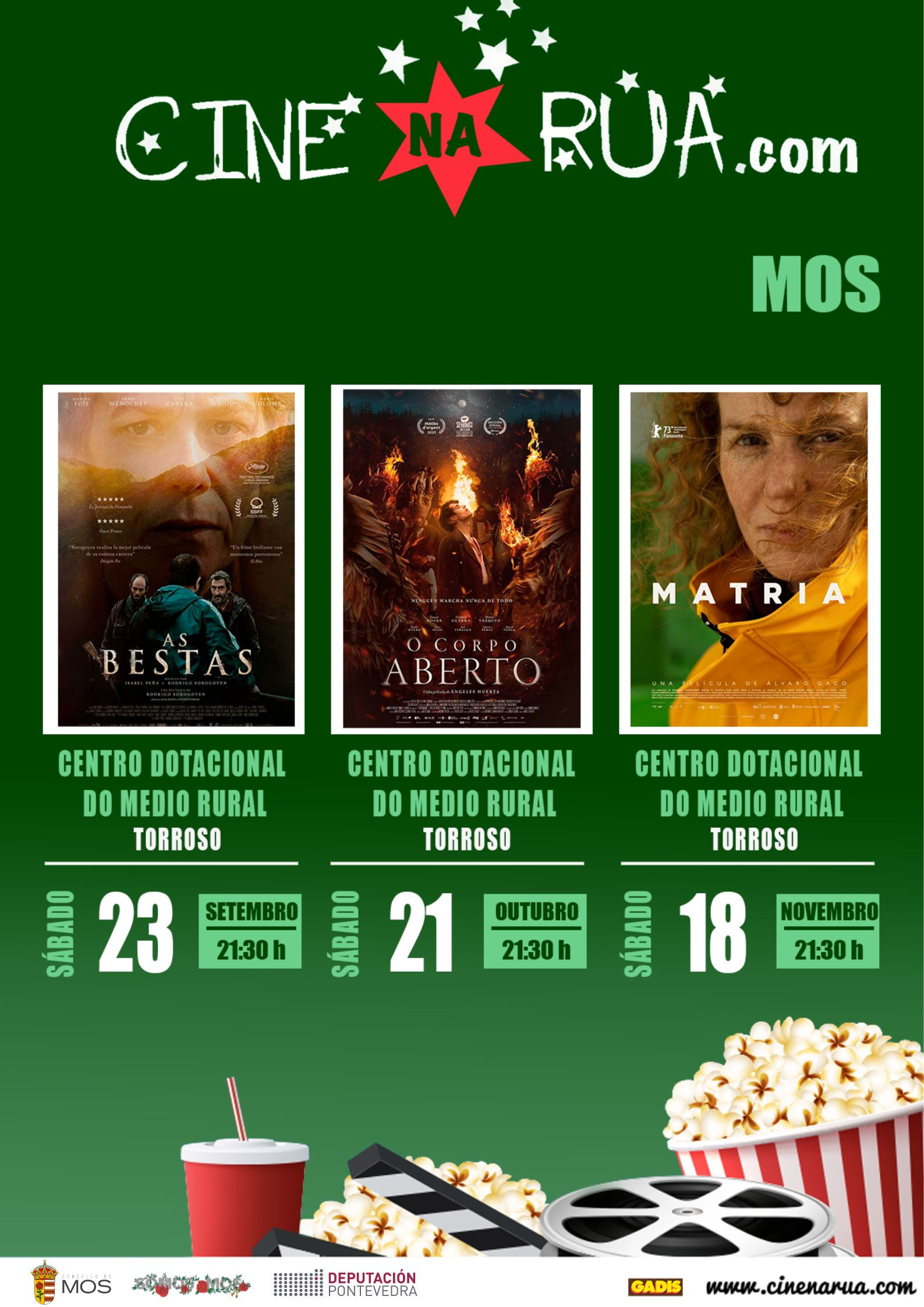 El cartel promocional del evento audiovisual.