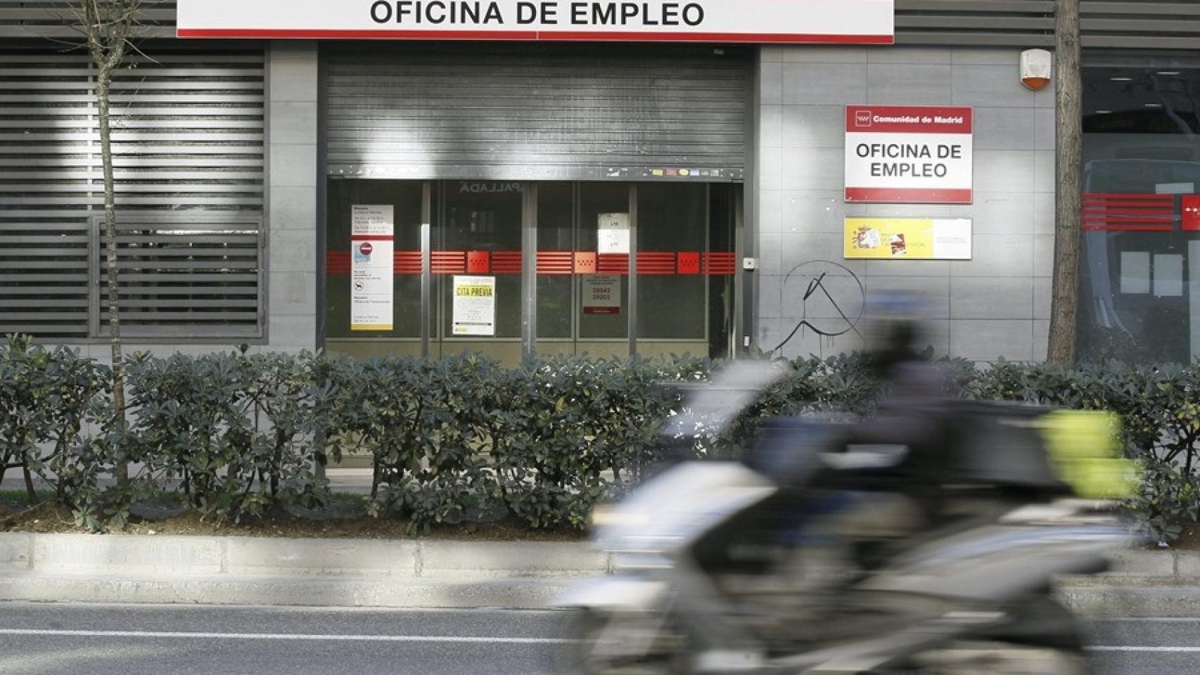 Imagen de archivo de una oficina de empleo de Madrid.