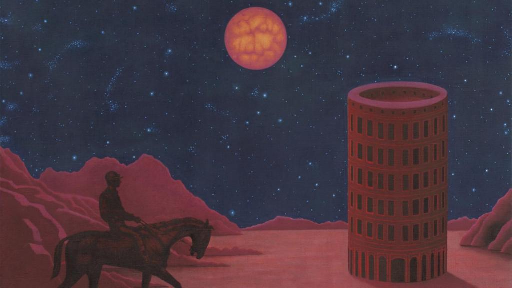 'I Am the Cosmos. Homenaje a Chris Bell' (2020), de Dis Berlín. Óleo sobre lino