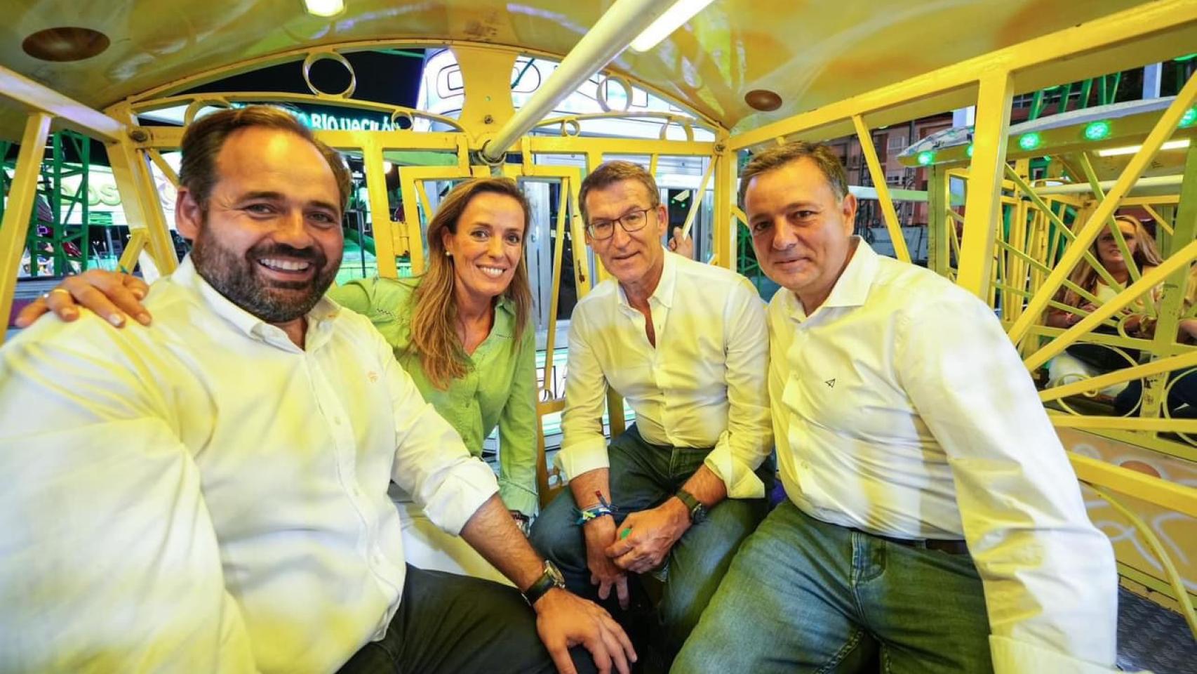 Imágenes del día: Feijóo no se marcha de la Feria de Albacete sin montar en la noria