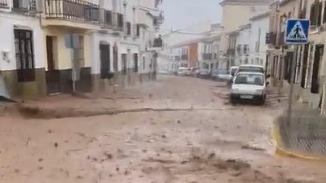Imágenes de la inundación.