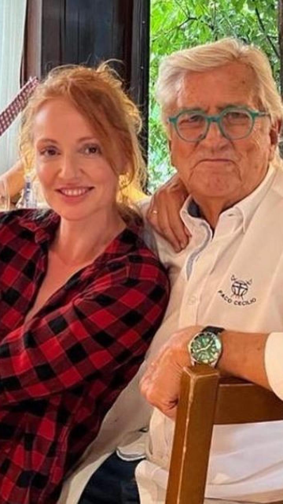 Pepe Domingo Castaño junto a su sobrina, Cristina Castaño, en una fotografía de sus redes sociales.
