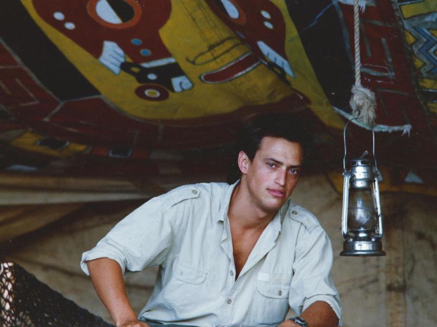 Frattini en la isla de Nuku Hiva, 1988.